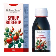 Syrop z dzikiej róży Witamina C Kwas Askorbinowy Odporność 100ml Golden Pharm