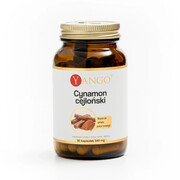 Cynamon Cejloński – naturalne wsparcie metabolizmu | 90 kapsułek Yango