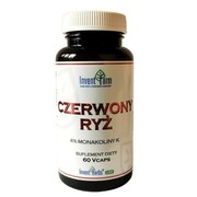 Czerwony Ryż Monakolina K 4% Invent Farm 60 kaps. Invent Farm