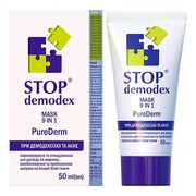 Maska do twarzy 9w1 Pure Derm STOP DEMODEX Demodekoza Nużyca Trądzik 50ml Golden Pharm