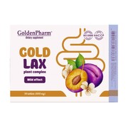 Gold Lax Zaparcia Jelita Trawienie Inulina Prebiotyk Sennozydy 36 tab. Golden Pharm