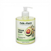 Kremowe Mydło w Płynie „Awokado i Oliwa z Oliwek” Folk & Flora 500 ml LD Stels Ltd.