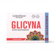Glicyna 100 mg Stres Intensywna Nauka Nerwice 50 tab. Golden Pharm