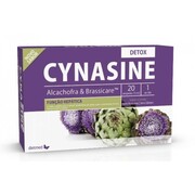 CYNASINE Detox Karczoch Ostropest Brokuł Cholina 20 ampułek 15ml