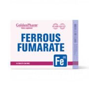 Żelazo 14 mg – Fumaran Żelaza, Energia i Hemoglobina, 36 tabletek Golden Pharm