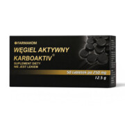 Węgiel aktywny Karboaktiv 50 tab 250mg Farmakom