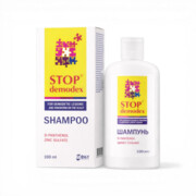 STOP DEMODEX Szampon do włosów Nużyca Demodekoza Łupież 100ml Golden Pharm