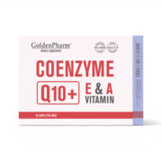 Koenzym Q10 Ubichinon Retinol Witamina E Golden Pharm 30 kapsułek 750 mg Golden Pharm