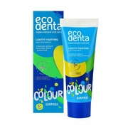 Pasta do zębów Dla Dzieci Kolorowa Przeciw Próchnicy Z Fluorem Ecodenta 75ml Ecodenta