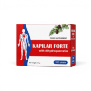 Kapilar Forte – Dihydrokwercetyna (Taxifolin) + Rutyna + Witamina C – 200 tabletek Farmakom