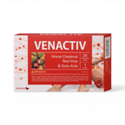 Venactiv Kasztanowiec Ruszczyk Czerwona Winorośl Krążenie 20 ampułek 15ml Dietmed