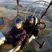 Lot motoparalotnią dla dwojga – Śrem