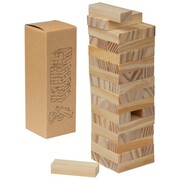 Gra zręcznościowa wykonana z drewna typu Jenga PromoFriends