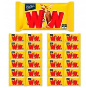 BATON WW CLASSIC 24 szt - E.WEDEL SŁODKIE WAFELKI PRZEKŁADANE KREMEM W MLECZNEJ CZEKOLADZIE Wedel
