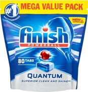 Kapsułki tabletki do zmywarki FINISH QUANTUM Original 80 szt Finish