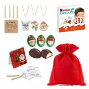 ZESTAW ŚWIĄTECZNY DLA DZIECI W WORKU KOLOROWANKA, SŁODYCZE, KREDKI PromoFriends