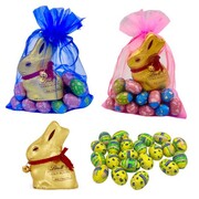 ZAJĄC LINDT CZEKOLADOWE JAJECZKA w woreczku Zestaw Upominkowy Wielkanocny PromoFriends