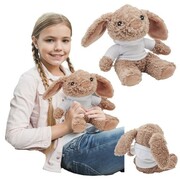 MIŚ PLUSZOWY KRÓLIK W KOSZULCE 14cm Maskotka Wielkanoc Zając Midocean