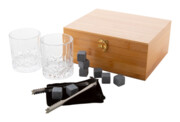 Luksusowy zestaw do whisky w bambusowym pudełku upominkowym PromoFriends