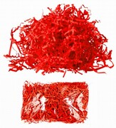 WYPEŁNIACZ WYPEŁNIENIE DO PREZENTÓW DO PUDEŁKA 50g CZERWONY PromoFriends