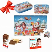 ZESTAW UPOMINKOWY DLA DZIECI: PUZZLE 60 EL , KINDER CZEKOLADA, KINDER CARDS PromoFriends