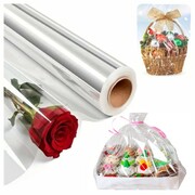 CELOFAN 140x100cm W ARKUSZACH PRZEŹROCZYSTY 10 SZT DO PAKOWANIA PREZENTÓW PromoFriends
