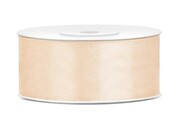 WSTĄŻKA SATYNOWA TASIEMKA 25MM/25M KREMOWA PromoFriends