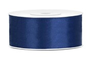 WSTĄŻKA SATYNOWA TASIEMKA 25MM/25M GRANATOWA PromoFriends