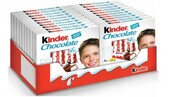 20x50g KINDER CZEKOLADA CHOCOLATE 50G DLA DZIECI 4 czekoladki opakowanie zbiorcze Kinder