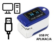 Pulsoksymetr CONTEC CMS50D-BT USB PC Aplikacja Contec