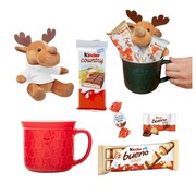 ZESTAW UPOMINKOWY ŚWIĄTECZNY KUBEK, MASKOTKA RENIFER, SŁODYCZE PromoFriends