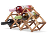STOJAK NA WINO DREWNIANY 6 butelek Midocean