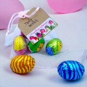 WIELKANOCNE CZEKOLADOWE JAJECZKA W WORECZKU + KARNECIK (40G) PromoFriends