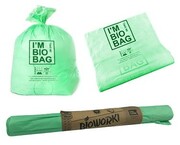 BIO WORKI NA ŚMIECI 60L 10szt 100% BIOKOMPOSTOWALNE Biodegradowalne ISLA VERDE