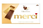 MERCI CZEKOLADA KAWOWO-ŚMIETANKOWA 100g złota Merci