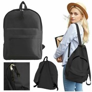 PLECAK DZIĘCĘCY MŁODZIEŻOWY DO SZKOŁY NA ZAJĘCIA NA WYCIECZKĘ CZARNY Midocean