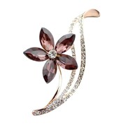 Gaira® Broszką Kwiat 312009, Kolor fioletowy Gaira®