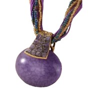 Gaira® Naszyjnik Tenochtitlan 31202, Kolor fioletowy Gaira®