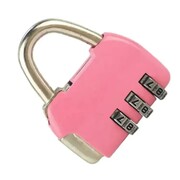 Gaira® Wiszący zamek szyfrowy Z505, Kolor różowy Gaira®