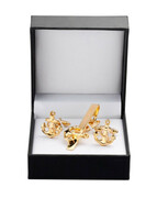 Gaira® Spinki do mankietów i do krawata 70912-10, Kolor złoty Gaira®