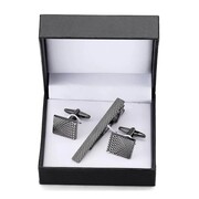 Gaira® Spinki do mankietów i do krawata 70941, Kolor czarny Gaira®