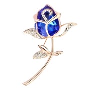 Gaira® Broszka z kwiatkiem 3458, Kolor niebieski Gaira®