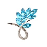 Gaira® Broszką Kwiat 340022, Kolor turkusowy Gaira®