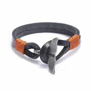 Gaira® Bransoleta Płetwa wieloryba 3207, Kolor skóry szary Gaira®