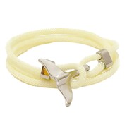 Gaira® Bransoleta Srebrną płetwą 3223, Kolor kremowy Gaira®