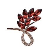 Gaira® Broszką Kwiat 340022, Kolor czerwony Gaira®