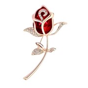 Gaira® Broszka z kwiatkiem 3458, Kolor czerwony Gaira®