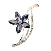 Gaira® Broszką Kwiat 312009, Kolor szary Gaira®