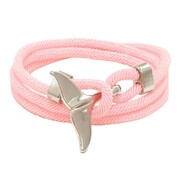 Gaira® Bransoleta Srebrną płetwą 3223, Kolor różowy Gaira®