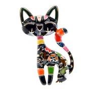 Gaira® Broszką Kot 340036, Kolor czarny Gaira®